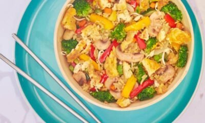 arroz chino vegetariano