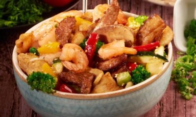 chop suey camaron, pollo cerdo
