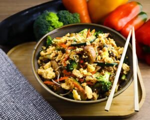 Arroz Oriental Vegetariano